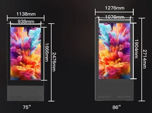 ZonePro’s Revolutionary Outdoor MIP 75” & 86” LED Kiosk – The Ultimate Upgrade from LCD!