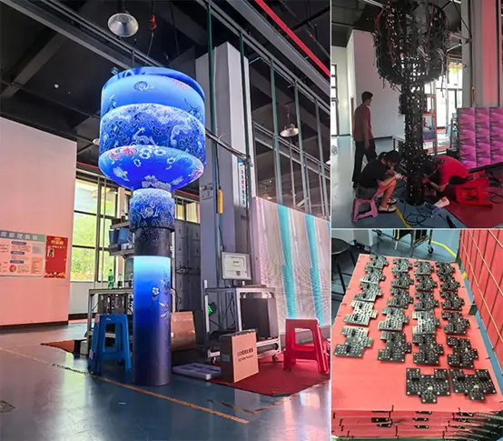 Custom LED Bottle Screen for Moutai