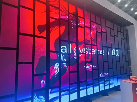 LED displays in chain stores