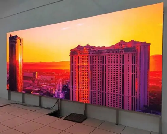 LED display for one soccer star’s home theater.