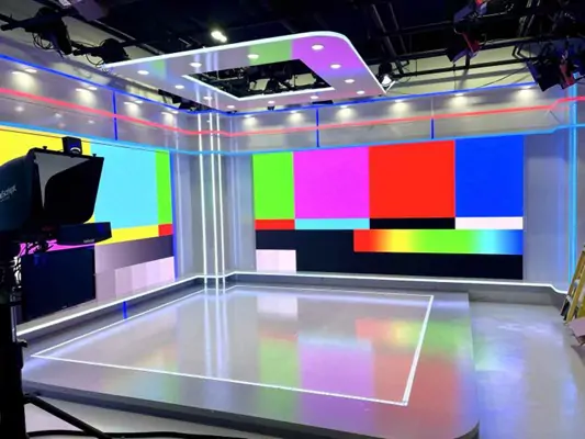 TV studio is an integral part of modern TV stations